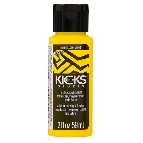 Kicks™ Studio Flexible Acrylic Paint - Yellow, 2 oz. - 70628