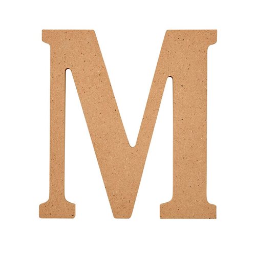 Plaid ® Wood Surfaces - 5 inch MDF Letter - M - 63566