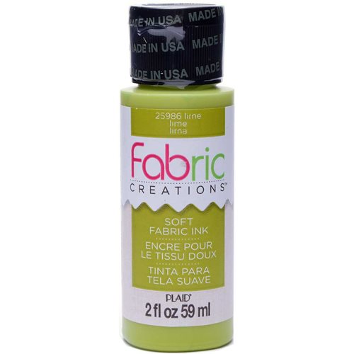 Fabric Creations™ Soft Fabric Inks - Lime, 2 oz. - 25986