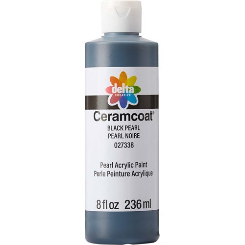 Delta Ceramcoat ® Acrylic Paint - Black Pearl, 8 oz. - 027338