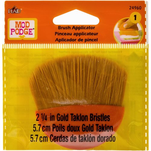 Mod Podge ® 2-1/4" Brush Applicator, Gold Taklon - 24960