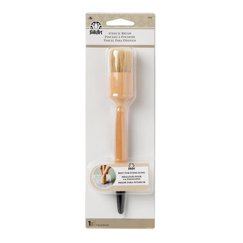 Folkart ® Brushes - Stencil 1" Carded - 50710