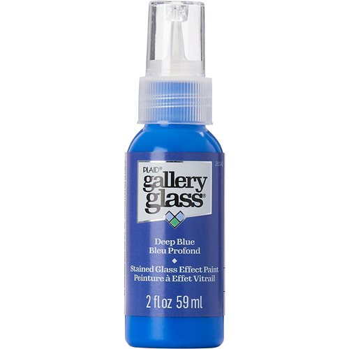 Gallery Glass ® Stained Glass Effect Paint - Deep Blue, 2 oz. - 20042