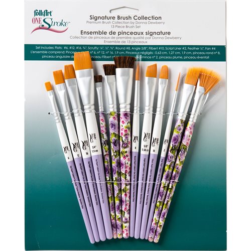 FolkArt ® One Stroke™ Brushes - Brush Sets - Signature Set - 1900