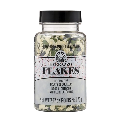 FolkArt ® Terrazzo Flakes - Green Multi, 2.47 oz. - 49937