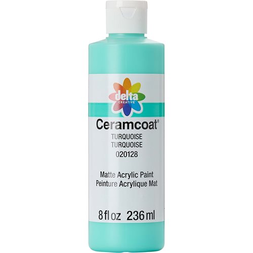 Delta Ceramcoat ® Acrylic Paint - Turquoise, 8 oz. - 020128