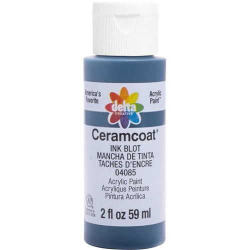 Delta Ceramcoat Acrylic Paint - Ink Blot, 2 oz. - 04085