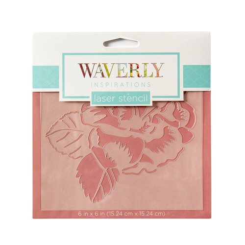 Waverly ® Inspirations Laser Stencils - Accent - Garden, 6" x 6" - 60524E