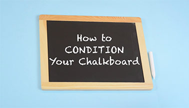 How to Condition a Plaid Chalkboard