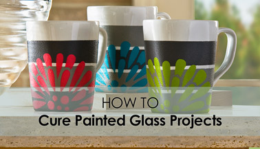 How to Cure Painted Glass Projects