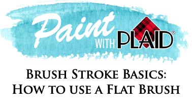 Brush Stroke Basics: How to Use a Flat Brush